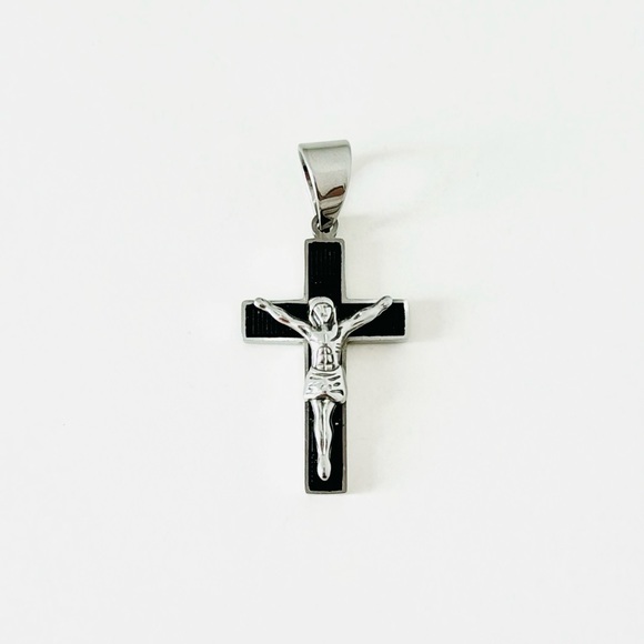 Cross Necklace with Extra Cross - Picture 2 of 2